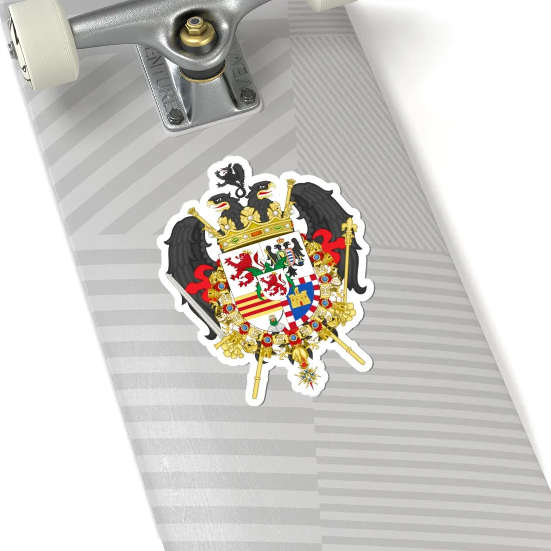 Coat of arms of Luis María de Silva y Carvajal 1st Duke of Miranda (Spain) (Coat of Arms) STICKER Vinyl Kiss-Cut Decal - The Sticker Space