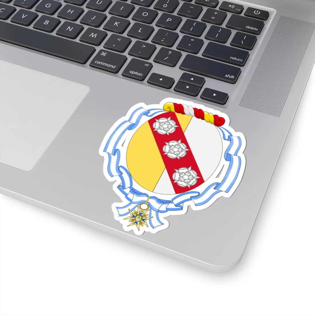 Coat of Arms of Luisa Fernanda Rudi (Spain) (Coat of Arms) STICKER Vinyl Kiss-Cut Decal - The Sticker Space