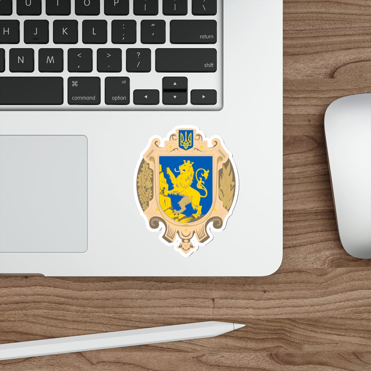 Coat of Arms of Lviv Oblast STICKER Vinyl Die-Cut Decal-The Sticker Space