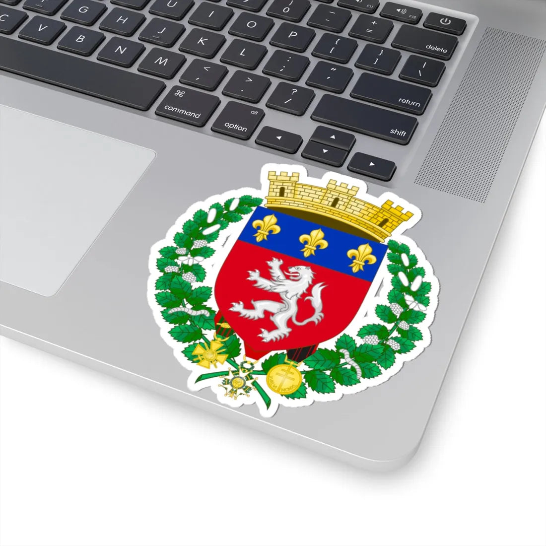 Coat of Arms of Lyon (Spain) (Coat of Arms) STICKER Vinyl Kiss-Cut Decal - The Sticker Space