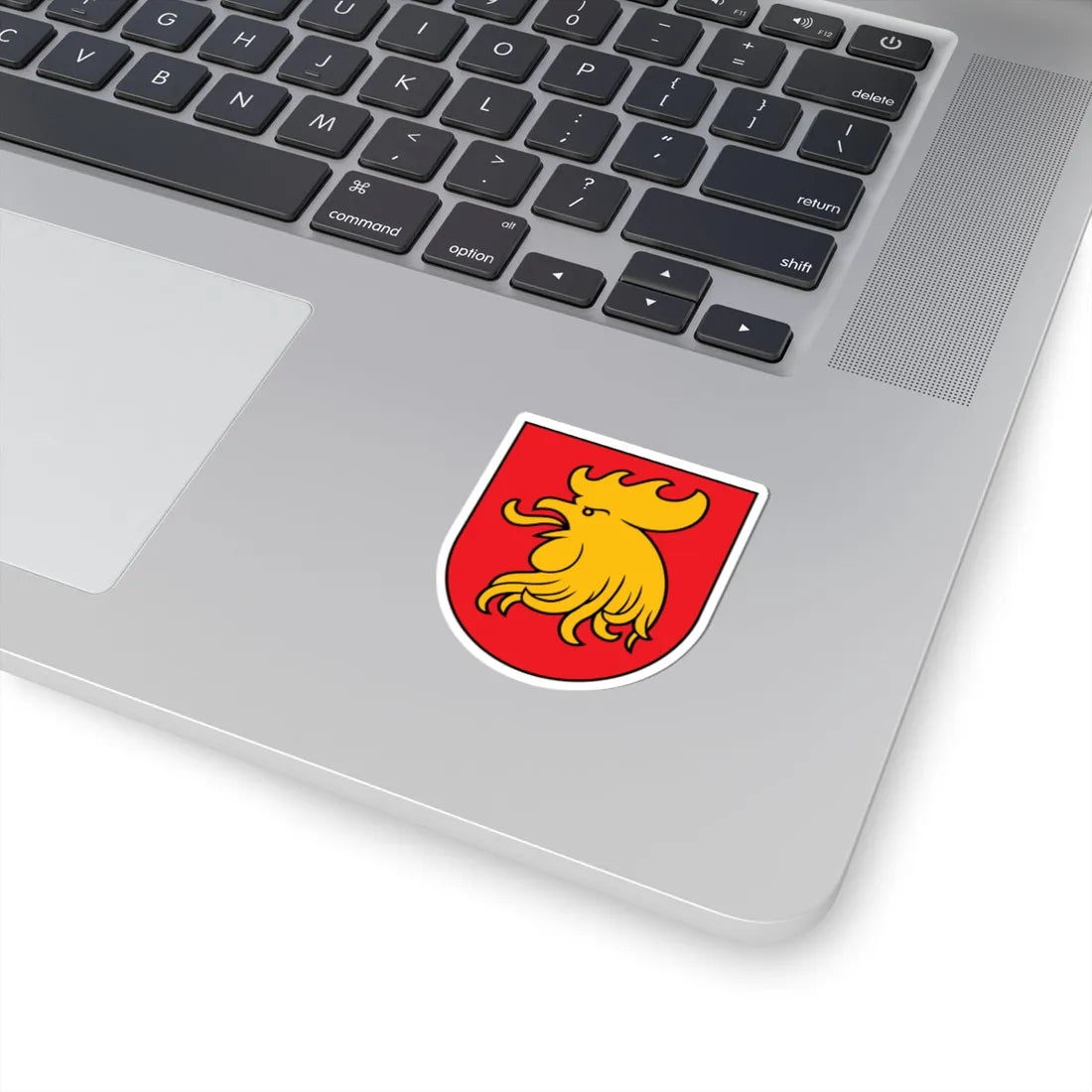 Coat of Arms of Madona (Latvia) (Coat of Arms) STICKER Vinyl Kiss-Cut Decal - The Sticker Space