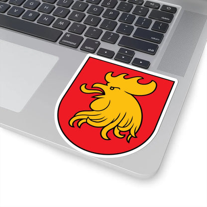 Coat of Arms of Madona (Latvia) (Coat of Arms) STICKER Vinyl Kiss-Cut Decal - The Sticker Space