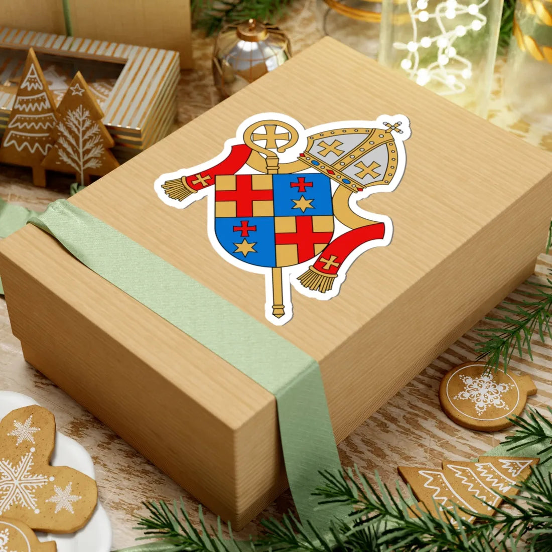 Coat of arms of Magnus Nicolai Särkilahti (Finland) (Coat of Arms) STICKER Vinyl Kiss-Cut Decal - The Sticker Space