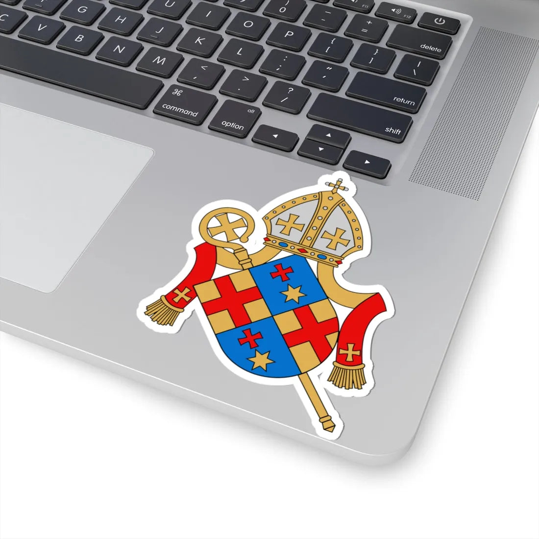 Coat of arms of Magnus Nicolai Särkilahti (Finland) (Coat of Arms) STICKER Vinyl Kiss-Cut Decal - The Sticker Space