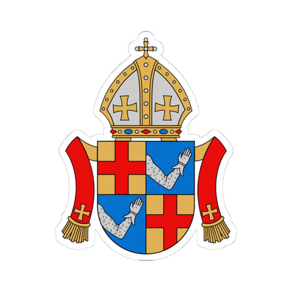 Coat of arms of Magnus Olai Tavast (Finland) (Coat of Arms) STICKER Vinyl Kiss-Cut Decal 4 Inch White - The Sticker Space