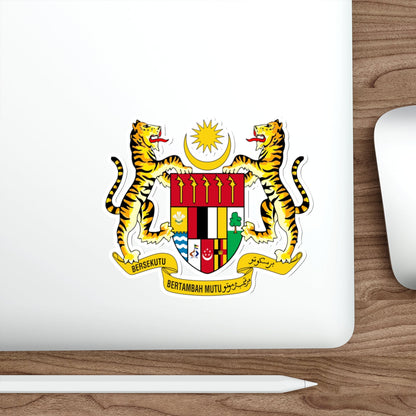 Coat of arms of Malaysia (1963–1965) STICKER Vinyl Die-Cut Decal-The Sticker Space