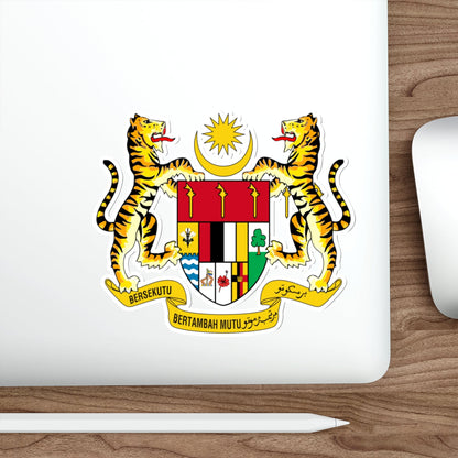 Coat of arms of Malaysia (1965-1973) STICKER Vinyl Die-Cut Decal-The Sticker Space