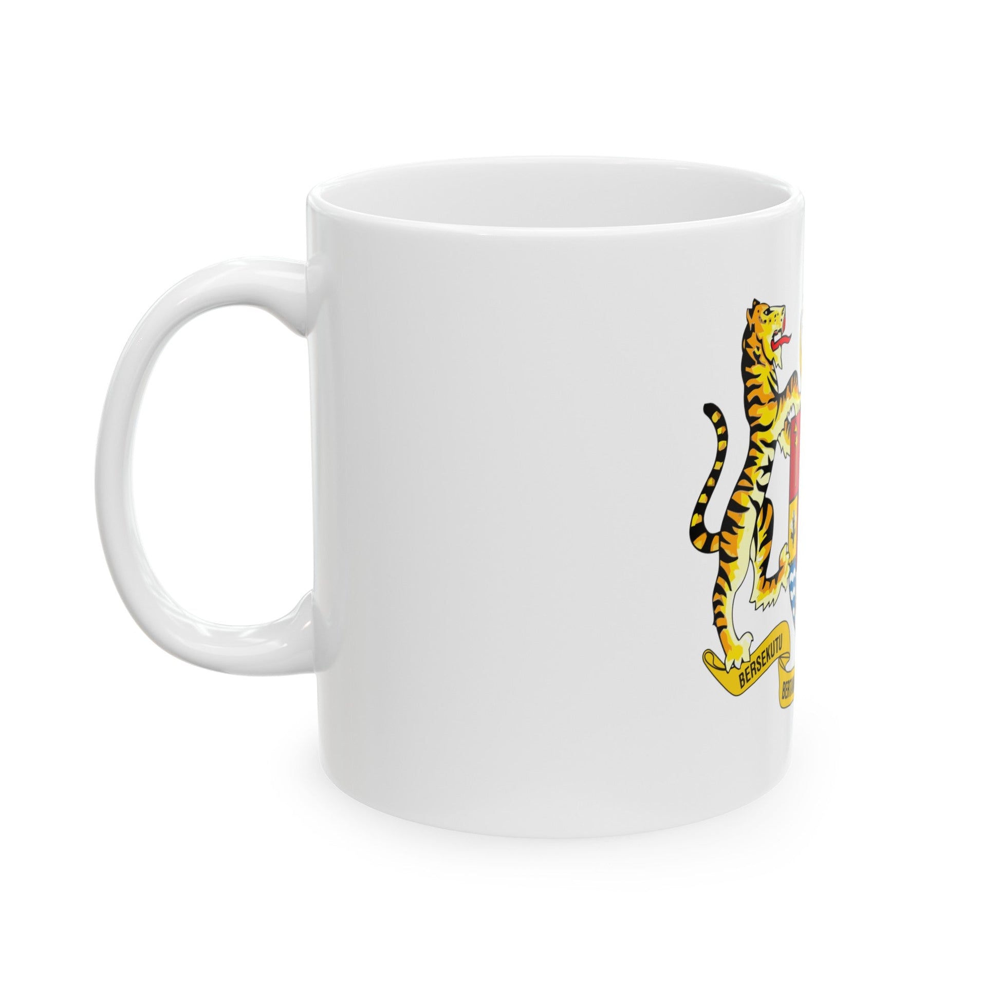 Coat of arms of Malaysia (1973-1982) - White Coffee Mug-The Sticker Space