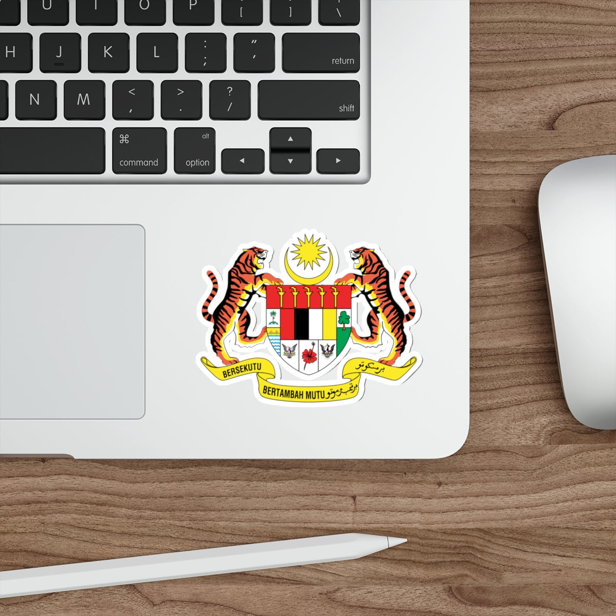 Coat of arms of Malaysia (1982-1988) STICKER Vinyl Die-Cut Decal-The Sticker Space