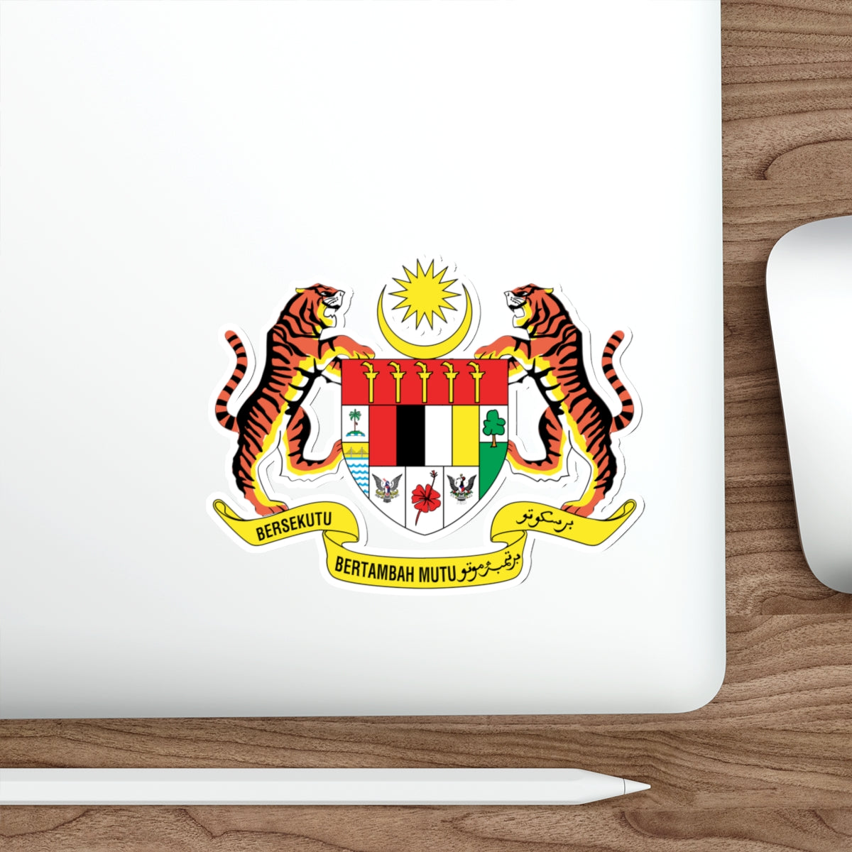 Coat of arms of Malaysia (1982-1988) STICKER Vinyl Die-Cut Decal-The Sticker Space