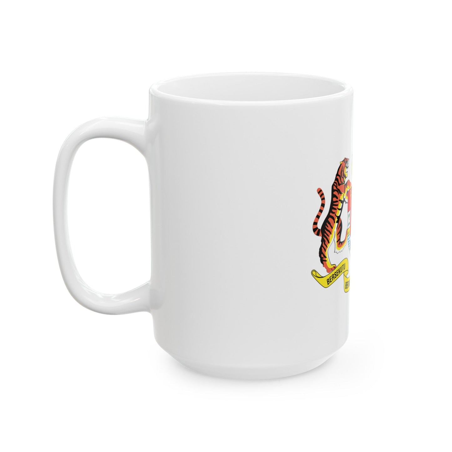 Coat of arms of Malaysia (1982-1988) - White Coffee Mug-The Sticker Space