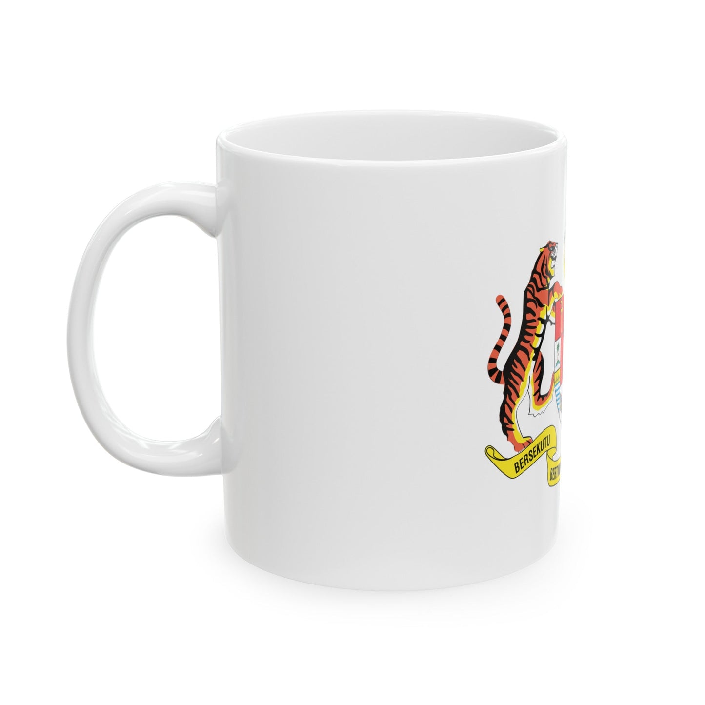 Coat of arms of Malaysia (1982-1988) - White Coffee Mug-The Sticker Space