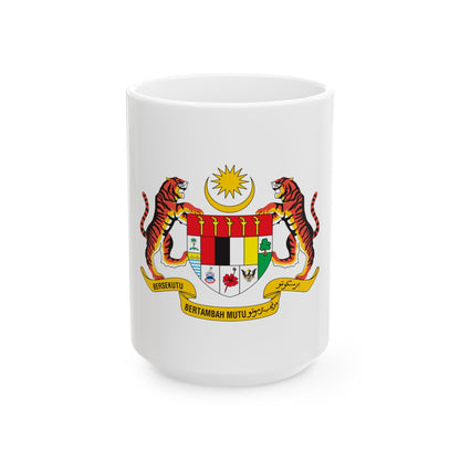 Coat of arms of Malaysia - White Coffee Mug