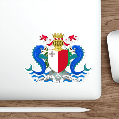 Coat of arms of Malta (1964–1975) STICKER Vinyl Die-Cut Decal-The Sticker Space