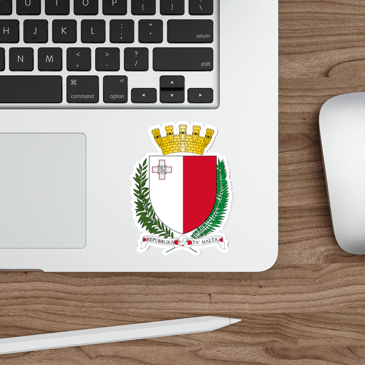 Coat of arms of Malta STICKER Vinyl Die-Cut Decal-The Sticker Space