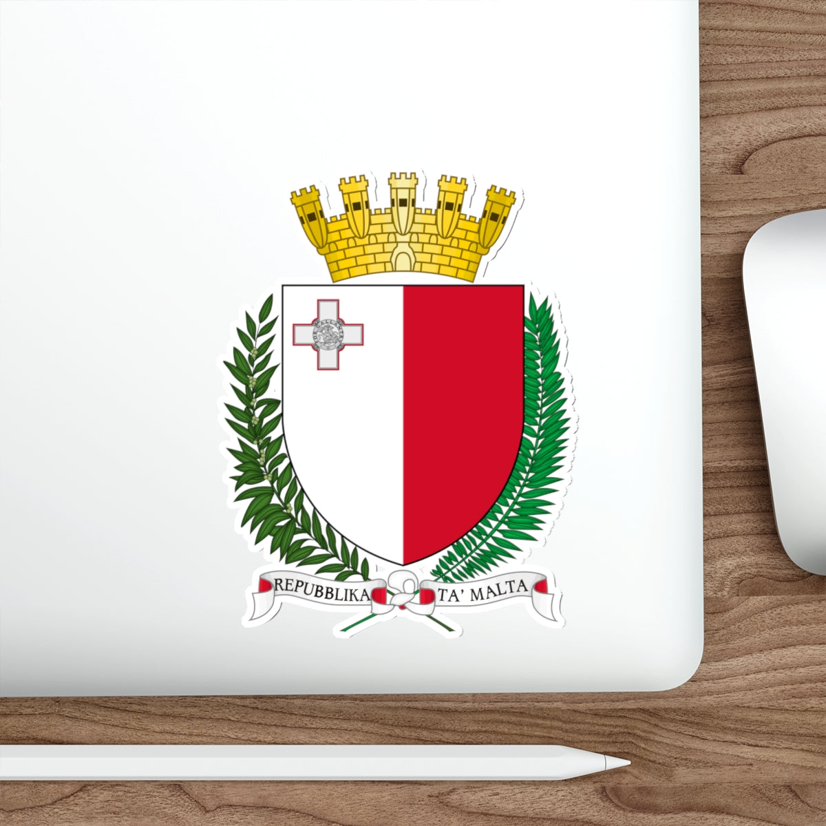 Coat of arms of Malta STICKER Vinyl Die-Cut Decal-The Sticker Space