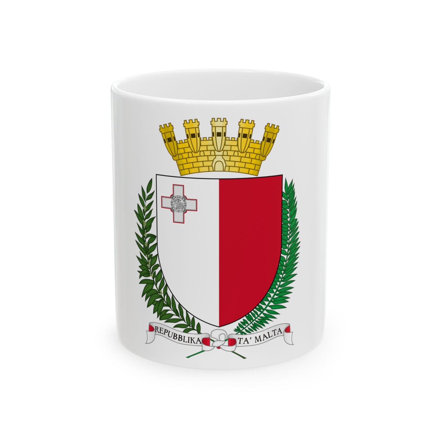 Coat of arms of Malta - White Coffee Mug