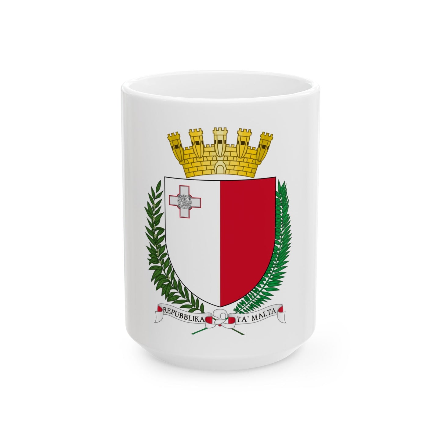 Coat of arms of Malta - White Coffee Mug