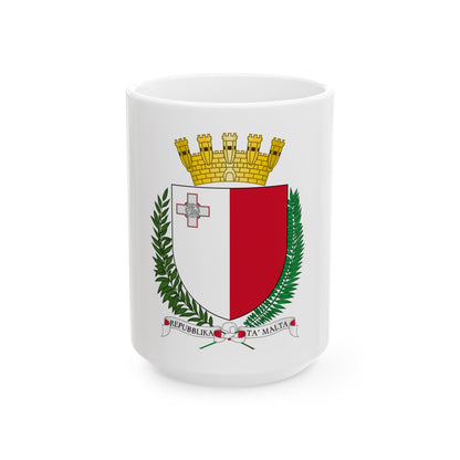 Coat of arms of Malta - White Coffee Mug