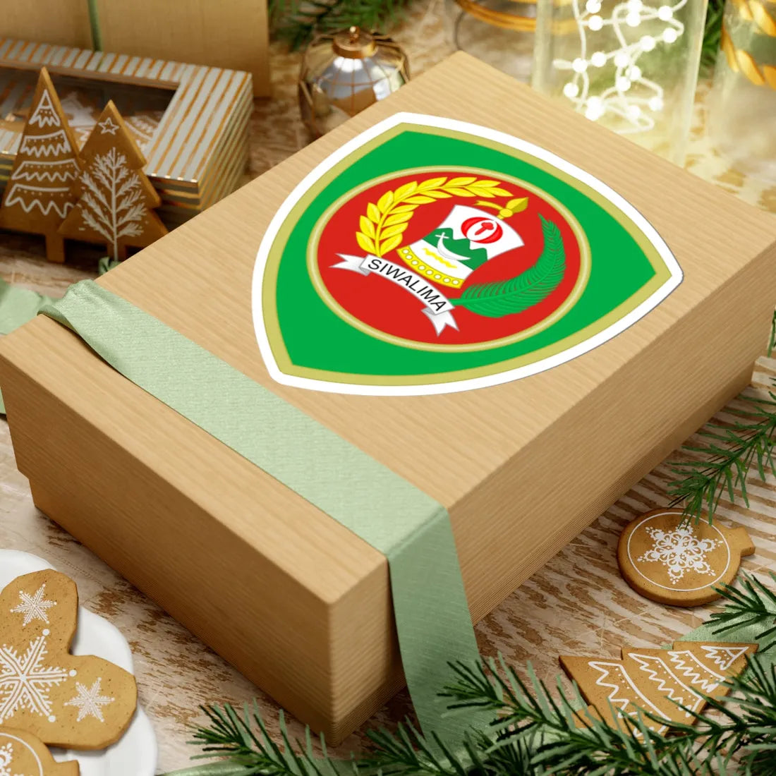 Coat of arms of Maluku (Indonesia) (Coat of Arms) STICKER Vinyl Kiss-Cut Decal - The Sticker Space