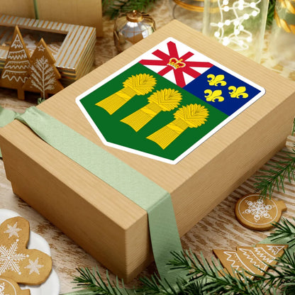 Coat of arms of Manitoba 1870-1905 (Canada) (Coat of Arms) STICKER Vinyl Kiss-Cut Decal - The Sticker Space