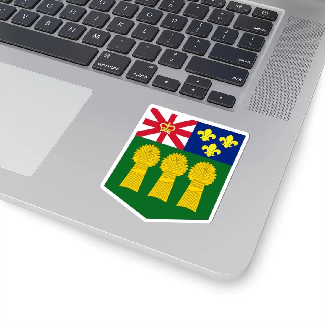 Coat of arms of Manitoba 1870-1905 (Canada) (Coat of Arms) STICKER Vinyl Kiss-Cut Decal - The Sticker Space