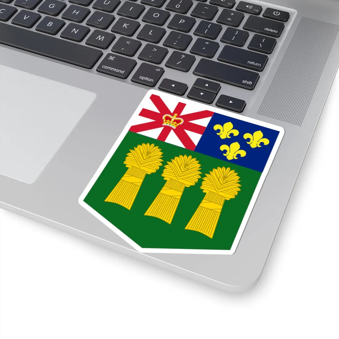 Coat of arms of Manitoba 1870-1905 (Canada) (Coat of Arms) STICKER Vinyl Kiss-Cut Decal - The Sticker Space