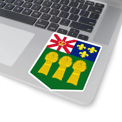 Coat of arms of Manitoba 1870-1905 (Canada) (Coat of Arms) STICKER Vinyl Kiss-Cut Decal - The Sticker Space