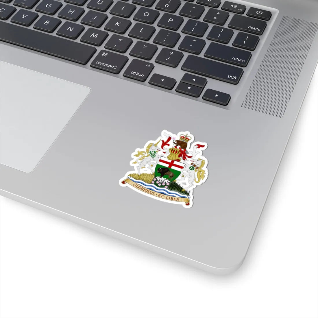 Coat of arms of Manitoba (Canada) (Coat of Arms) STICKER Vinyl Kiss-Cut Decal - The Sticker Space