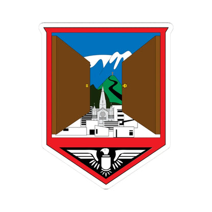 Coat of Arms of Manizales (Colombia) (Coat of Arms) STICKER Vinyl Kiss-Cut Decal 3 Inch White - The Sticker Space