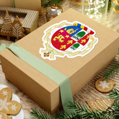 Coat of Arms of María Estela Martínez de Perón Order of Isabella the Catholic (Argentina) (Coat of Arms) STICKER Vinyl Kiss-Cut Decal - The Sticker Space