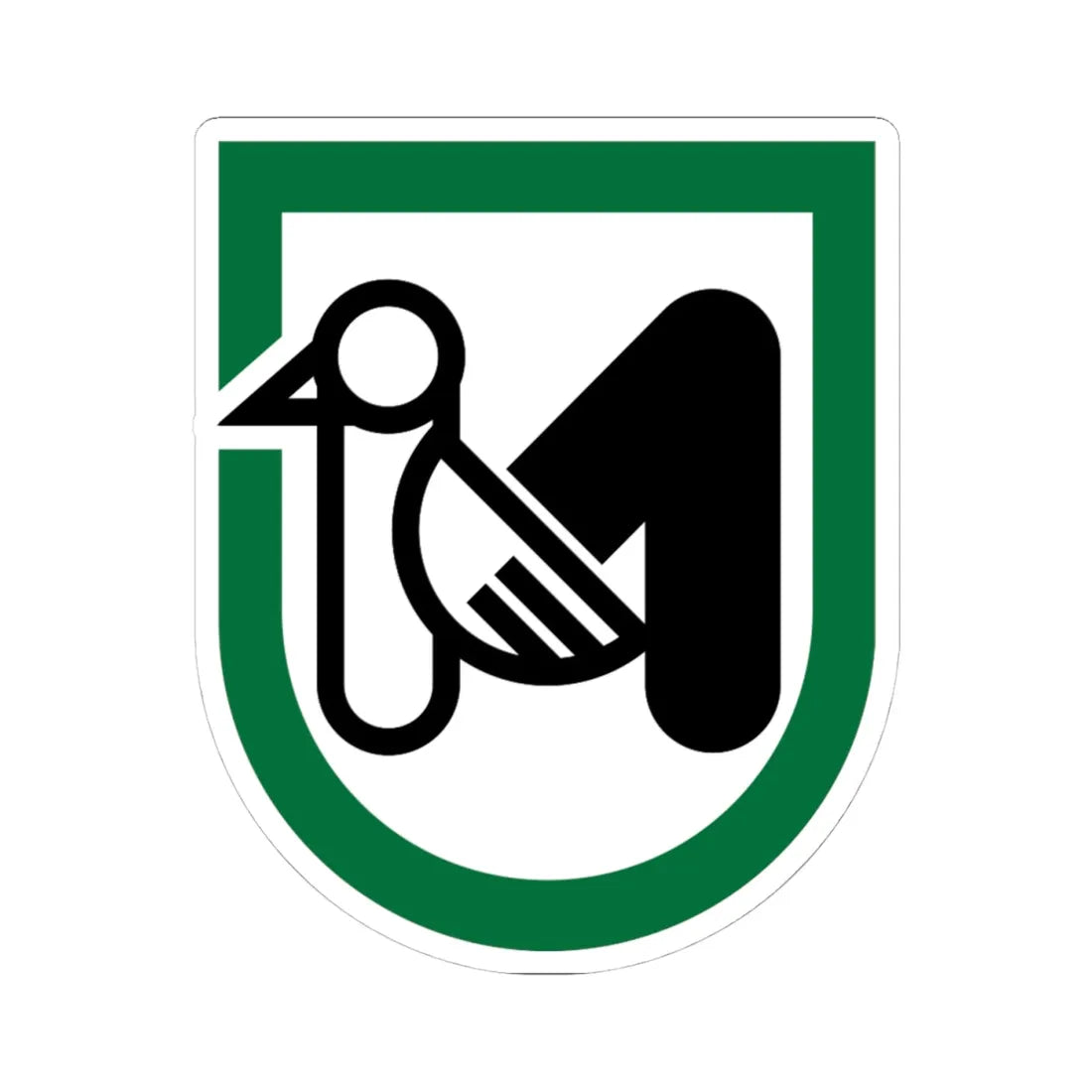 Coat of arms of Marche (Italy) (Coat of Arms) STICKER Vinyl Kiss-Cut Decal 4 Inch White - The Sticker Space