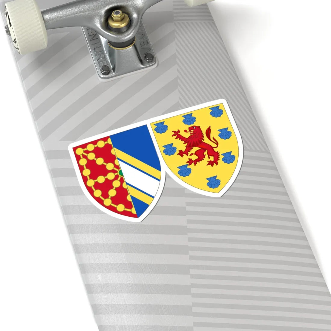 Coat of Arms of Margaret of Bourbon Queen Consort of Navarre (Spain) (Coat of Arms) STICKER Vinyl Kiss-Cut Decal - The Sticker Space