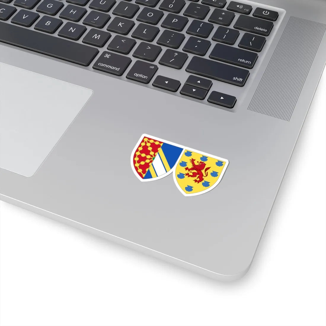 Coat of Arms of Margaret of Bourbon Queen Consort of Navarre (Spain) (Coat of Arms) STICKER Vinyl Kiss-Cut Decal - The Sticker Space