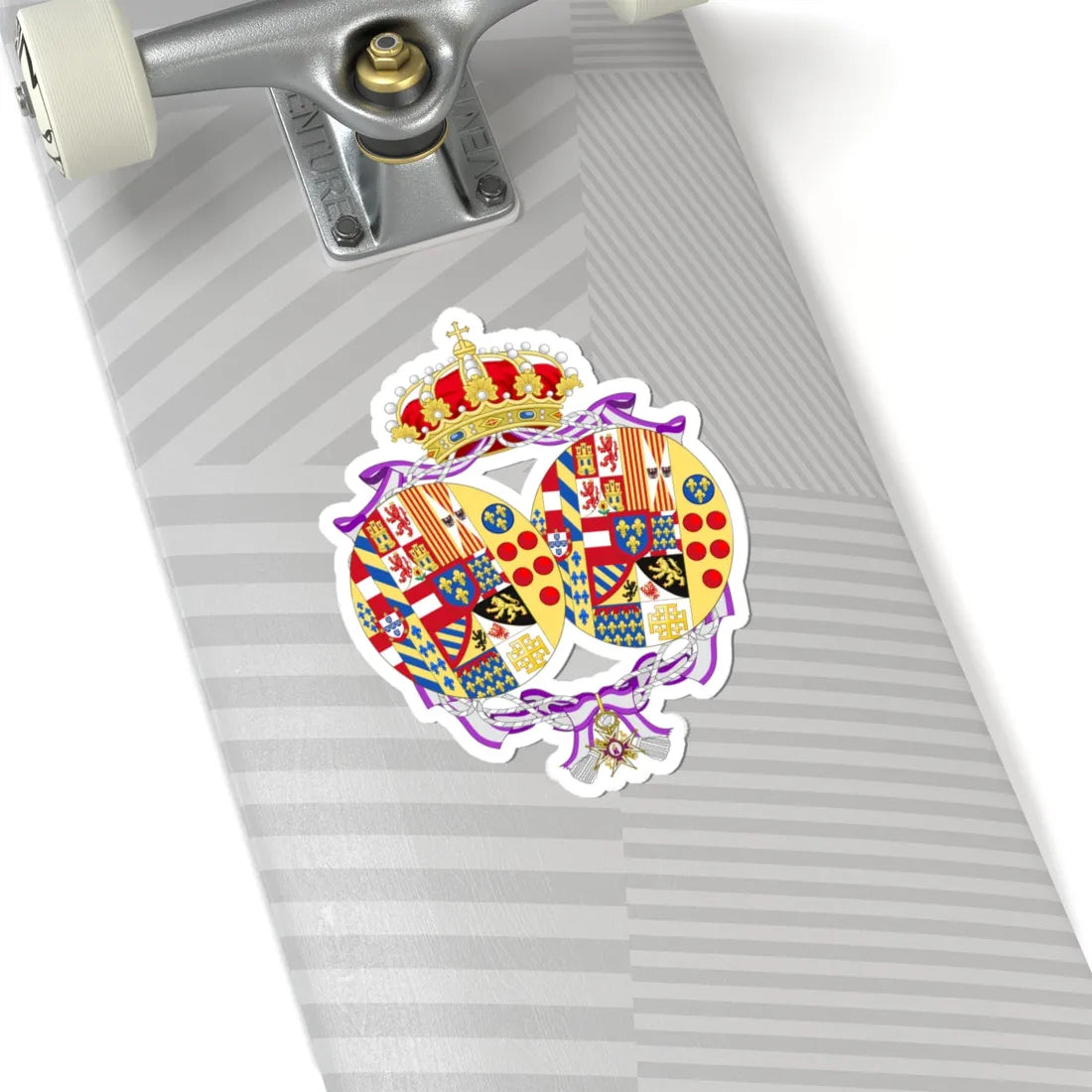 Coat of Arms of Maria Antonietta Countess of Caserta (Italy) (Coat of Arms) STICKER Vinyl Kiss-Cut Decal - The Sticker Space