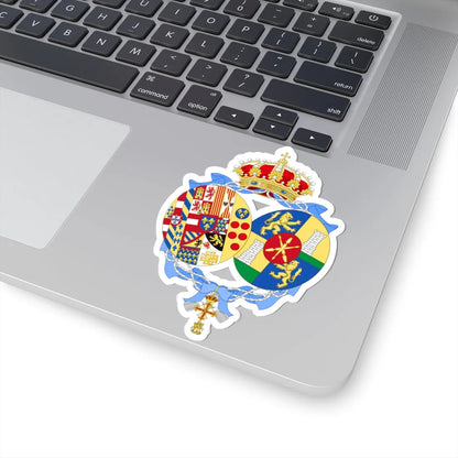Coat of Arms of Maria Carolina Duchess of Castro (Italy) (Coat of Arms) STICKER Vinyl Kiss-Cut Decal - The Sticker Space