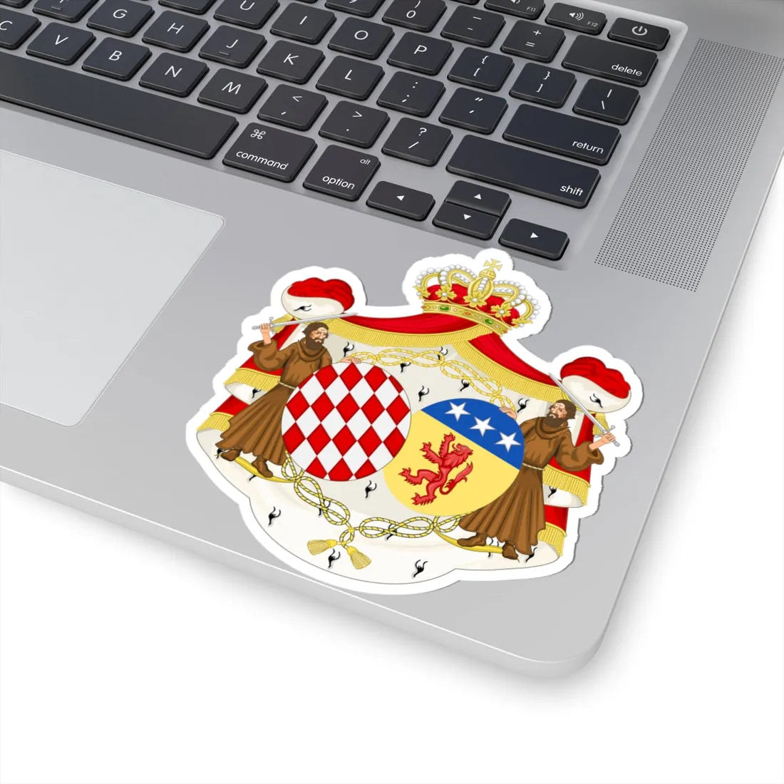 Coat of Arms of Maria Caroline Princess of Monaco (Spain) (Coat of Arms) STICKER Vinyl Kiss-Cut Decal - The Sticker Space