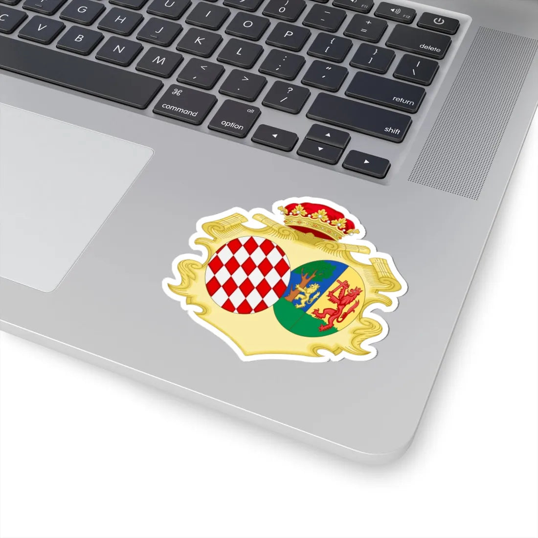 Coat of Arms of Maria Caterina Princess of Monaco (Italy) (Coat of Arms) STICKER Vinyl Kiss-Cut Decal - The Sticker Space