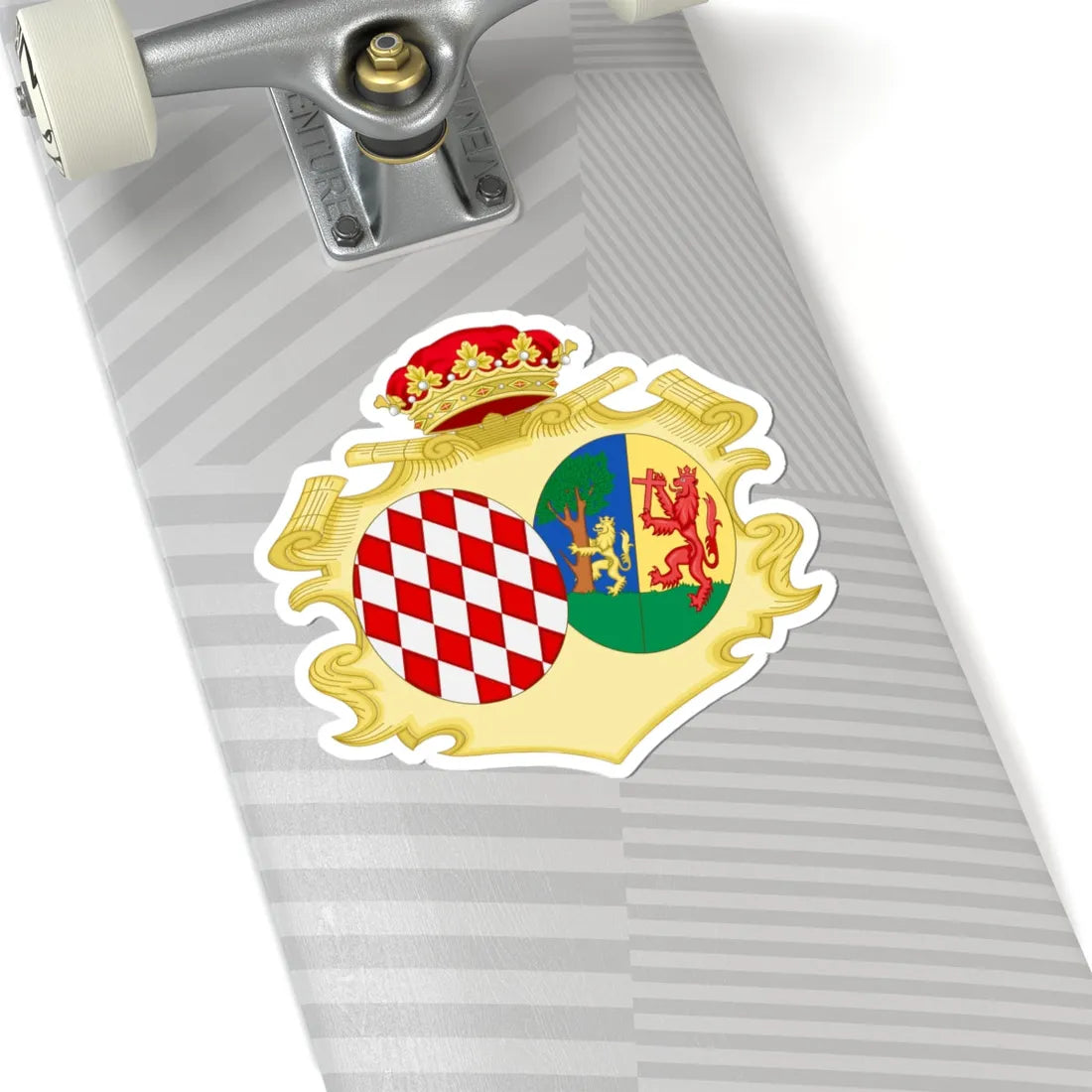 Coat of Arms of Maria Caterina Princess of Monaco (Spain) (Coat of Arms) STICKER Vinyl Kiss-Cut Decal - The Sticker Space