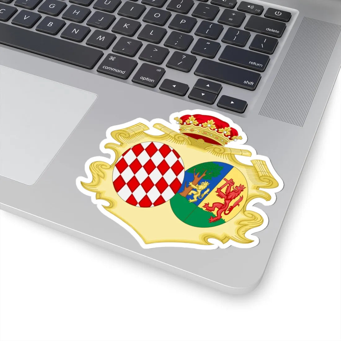 Coat of Arms of Maria Caterina Princess of Monaco (Spain) (Coat of Arms) STICKER Vinyl Kiss-Cut Decal - The Sticker Space