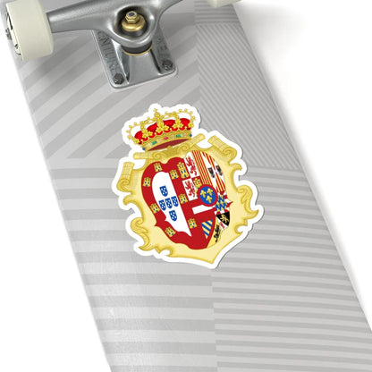 Coat of Arms of Mariana Victoria of Spain Queen of Portugal (Portugal) (Coat of Arms) STICKER Vinyl Kiss-Cut Decal - The Sticker Space