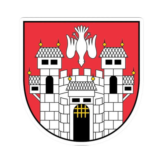 Coat of arms of Maribor 2020 (Slovenia) (Coat of Arms) STICKER Vinyl Kiss-Cut Decal 2 Inch White - The Sticker Space
