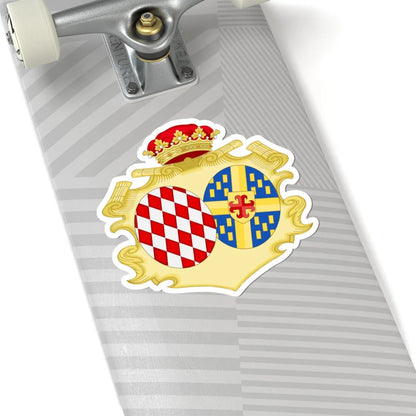 Coat of Arms of Marie Thérèse de Choiseul Princess of Monaco (Spain) (Coat of Arms) STICKER Vinyl Kiss-Cut Decal - The Sticker Space