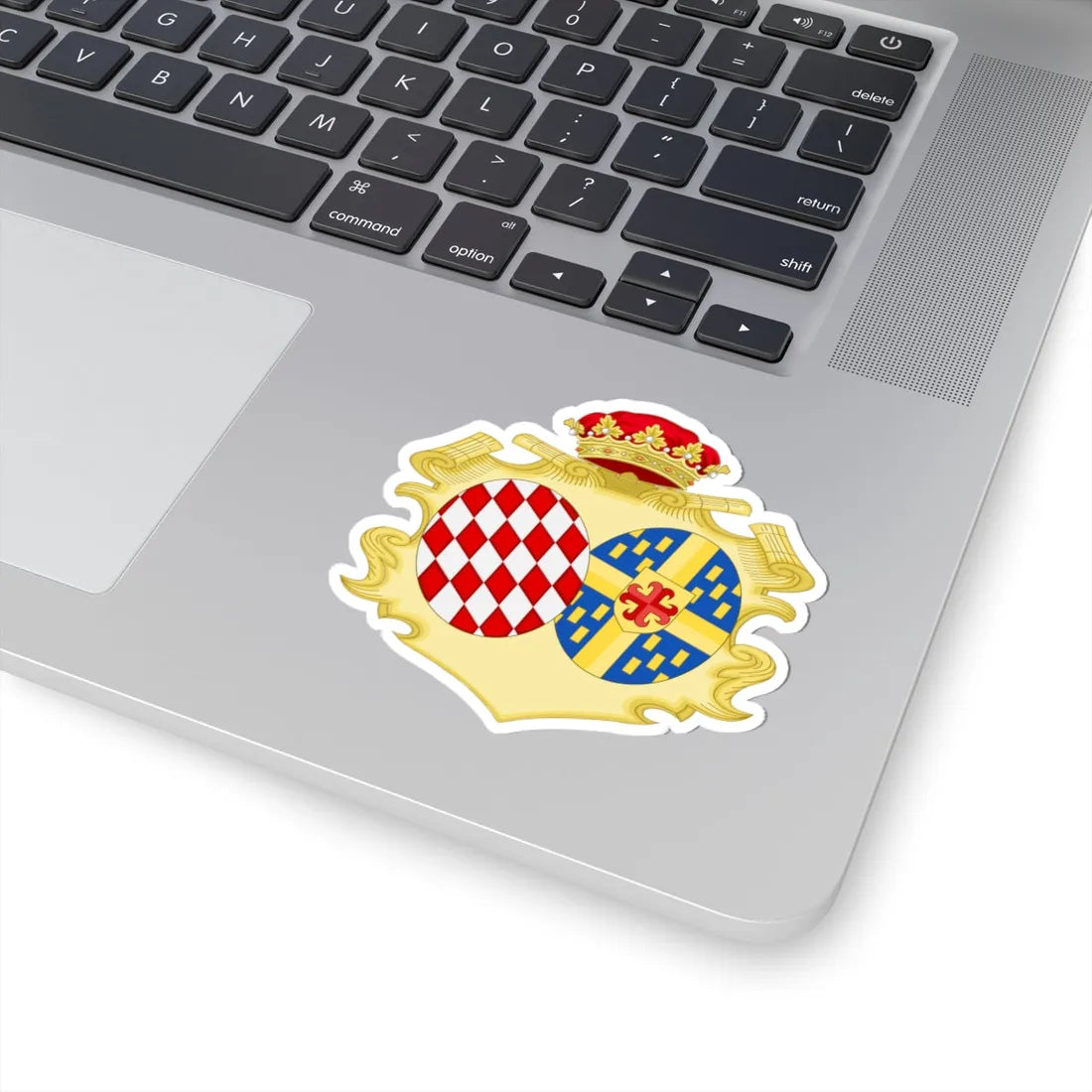 Coat of Arms of Marie Thérèse de Choiseul Princess of Monaco (Spain) (Coat of Arms) STICKER Vinyl Kiss-Cut Decal - The Sticker Space