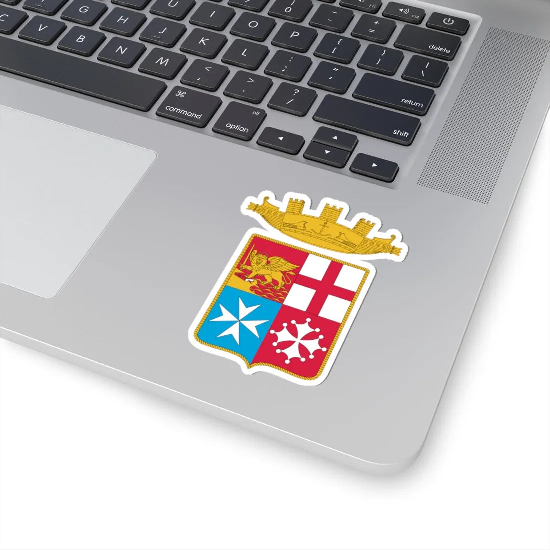 Coat of arms of Marina Militare (Italy) (Coat of Arms) STICKER Vinyl Kiss-Cut Decal - The Sticker Space