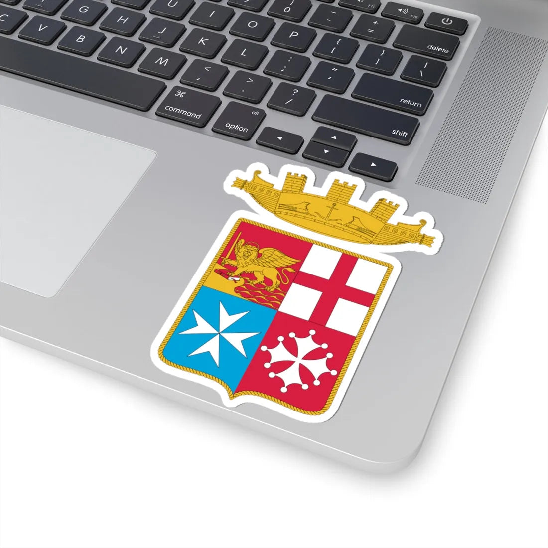 Coat of arms of Marina Militare (Italy) (Coat of Arms) STICKER Vinyl Kiss-Cut Decal - The Sticker Space