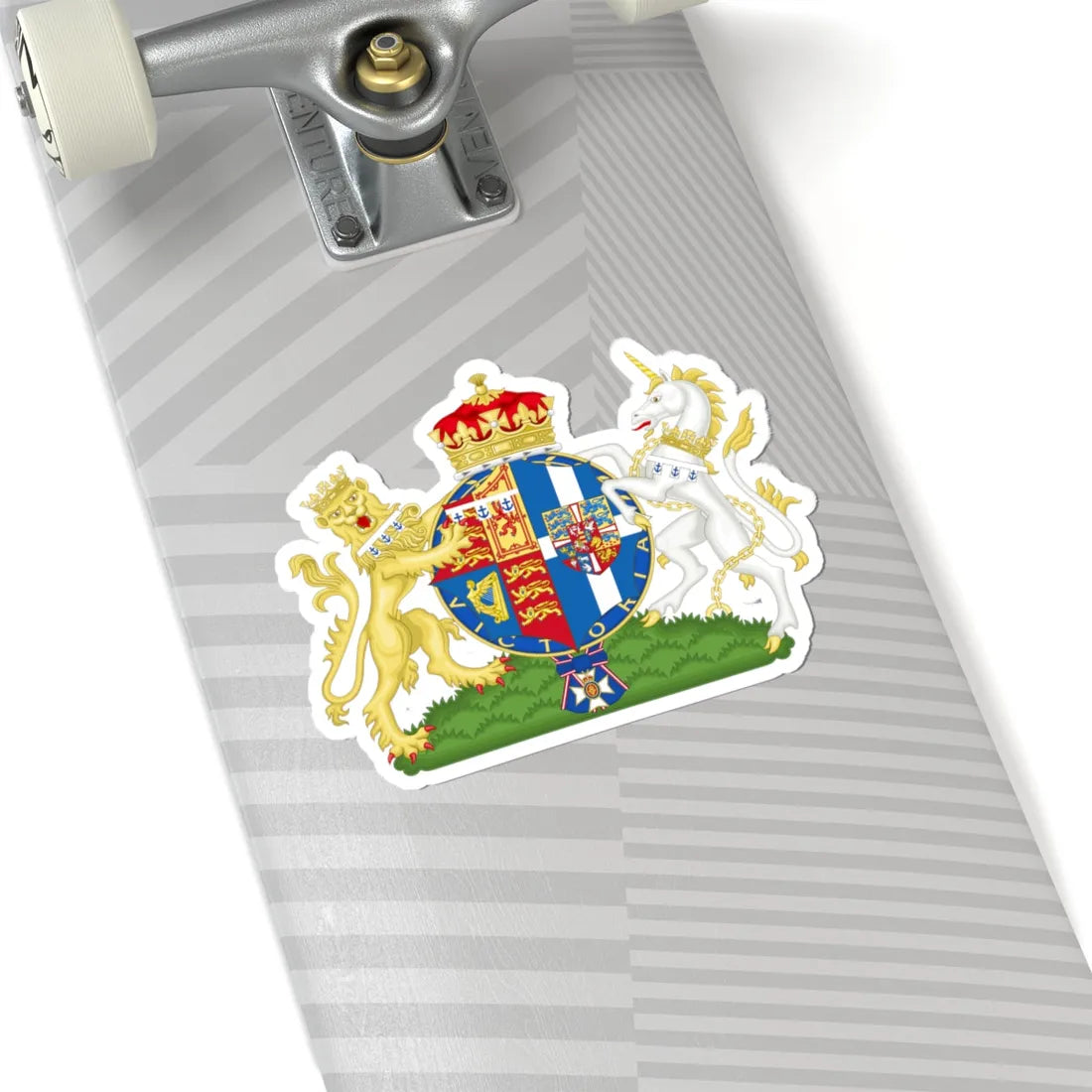 Coat of Arms of Marina of Greece and Denmark Duchess of Kent (United Kingdom) (Coat of Arms) STICKER Vinyl Kiss-Cut Decal - The Sticker Space