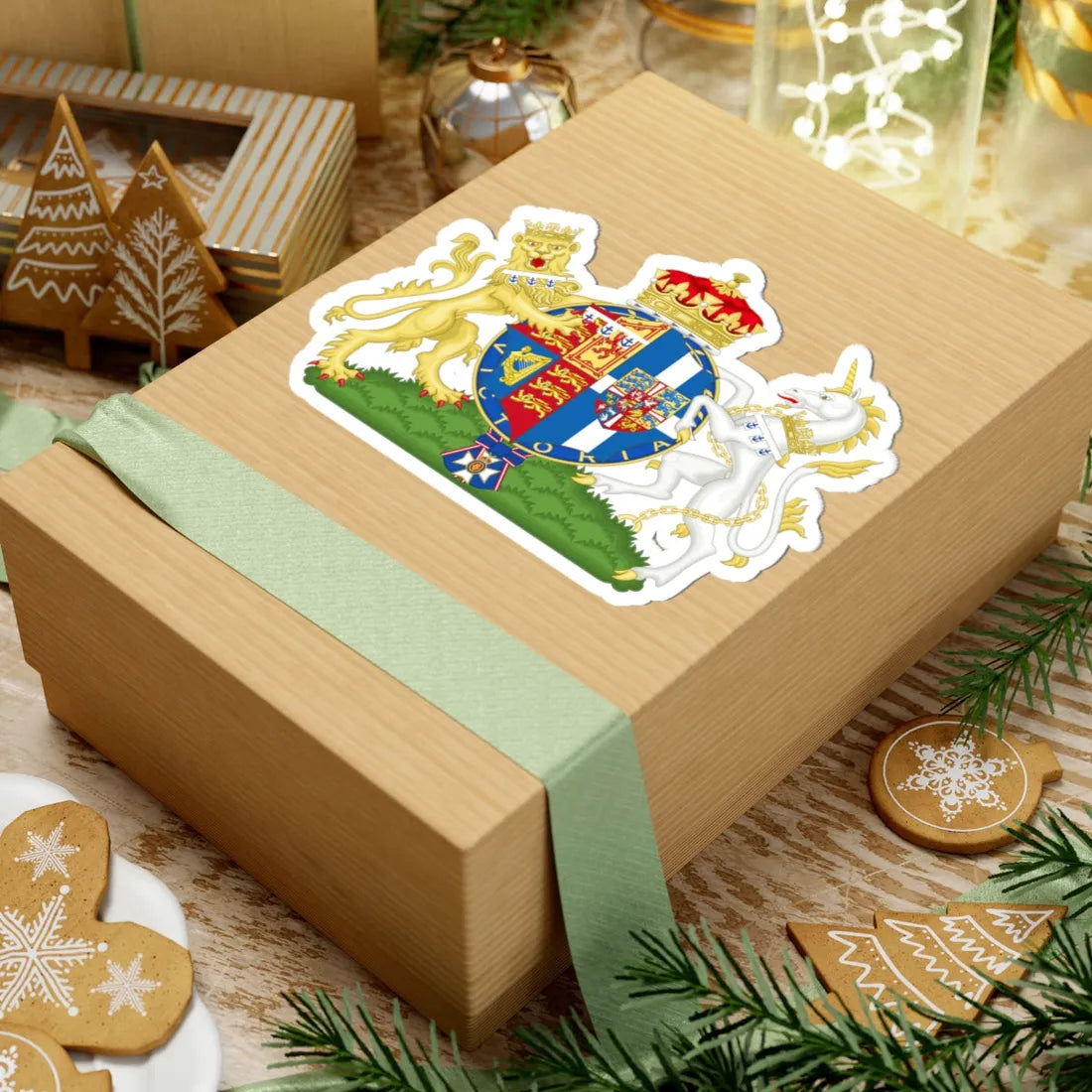 Coat of Arms of Marina of Greece and Denmark Duchess of Kent (United Kingdom) (Coat of Arms) STICKER Vinyl Kiss-Cut Decal - The Sticker Space