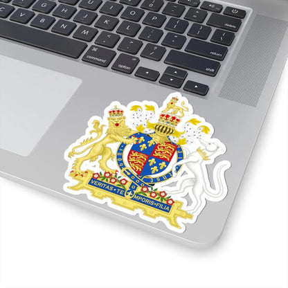 Coat of Arms of Mary I of England 1553-1558 Variant 2 Motto 1 (England) (Coat of Arms) STICKER Vinyl Kiss-Cut Decal - The Sticker Space