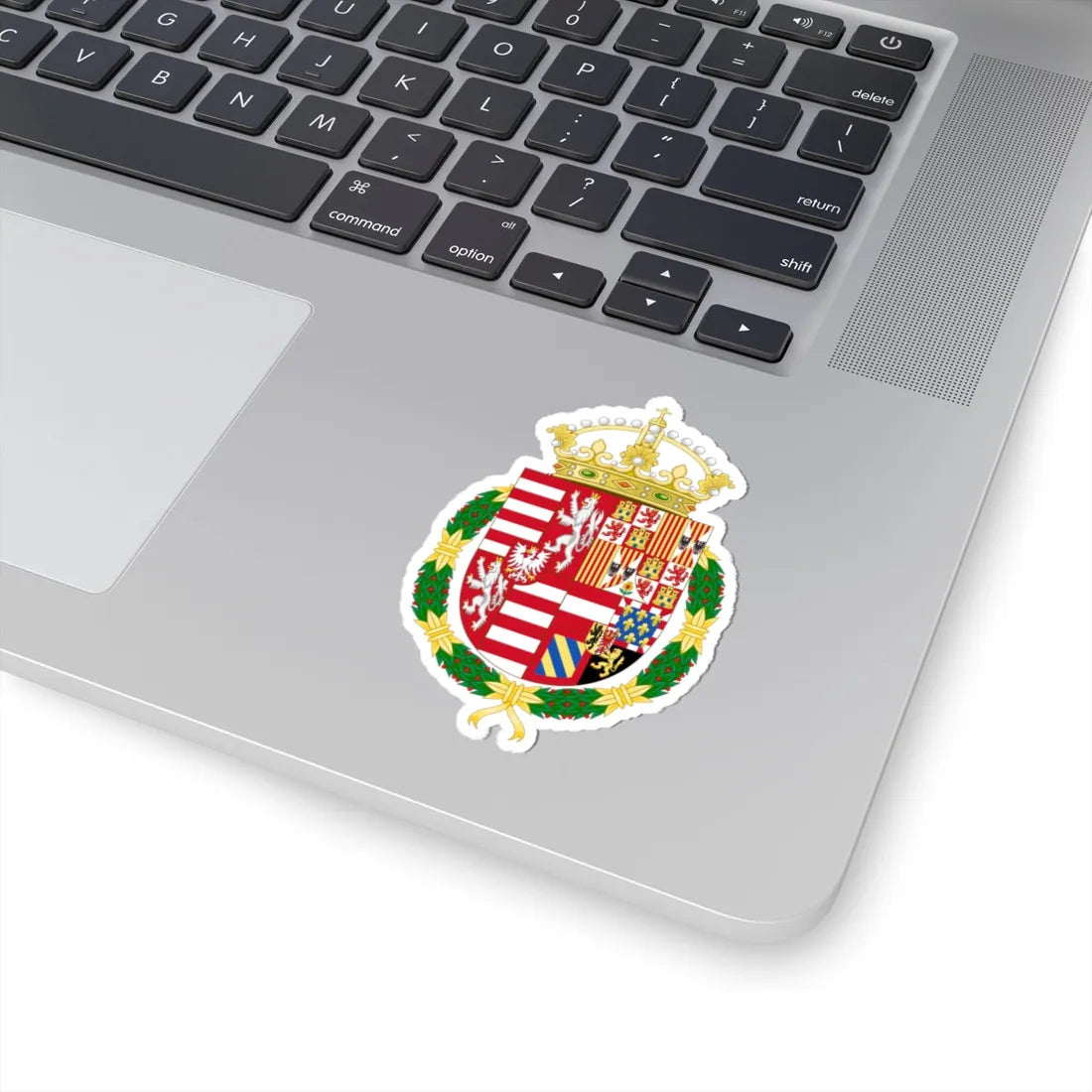 Coat of Arms of Mary of Austria as Queen of Hungary (Austria) (Coat of Arms) STICKER Vinyl Kiss-Cut Decal - The Sticker Space